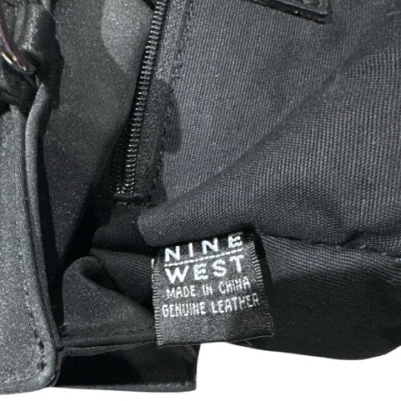 Nine West Genuine Leather & Nylon Mini Purse - Picture 8 of 10